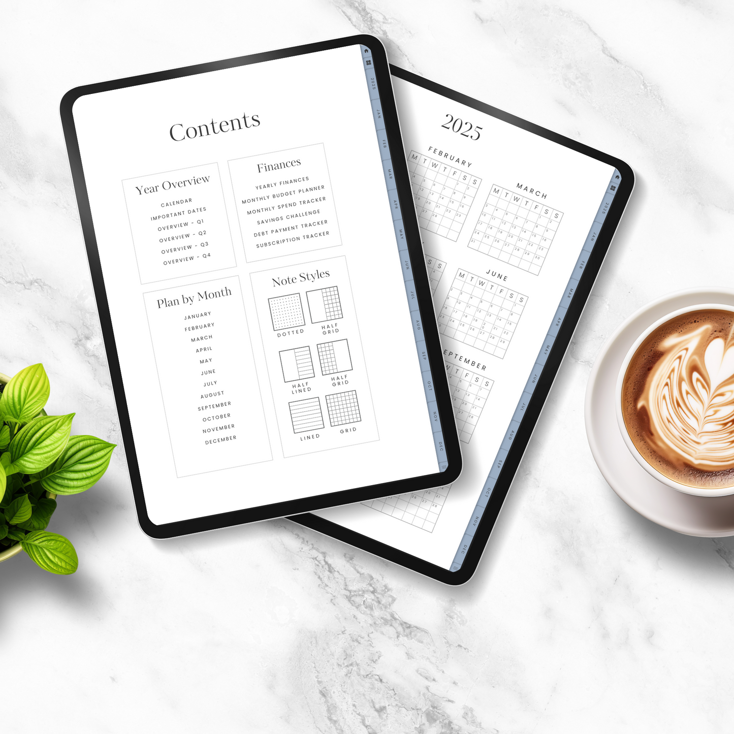 2025 Digital Calendar Visionary Planner