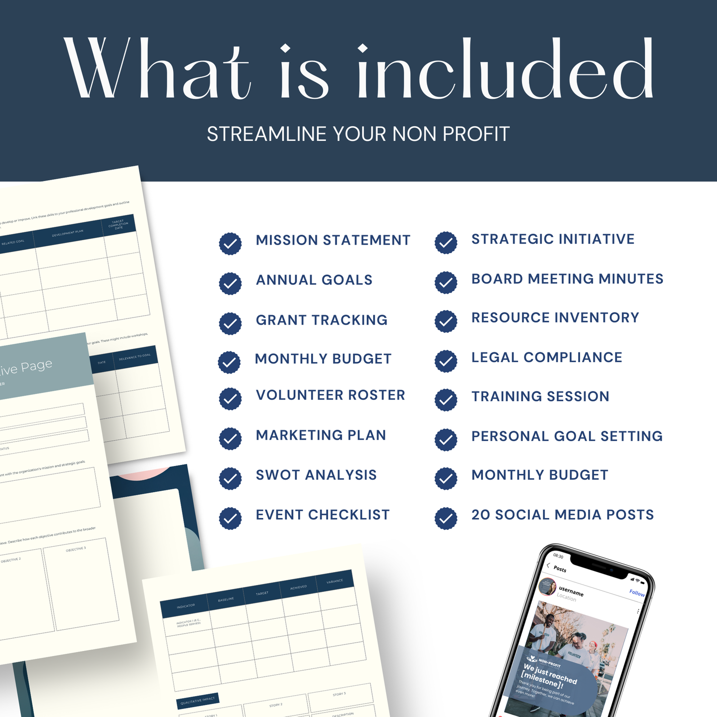 Non Profit Business Kit canva templates