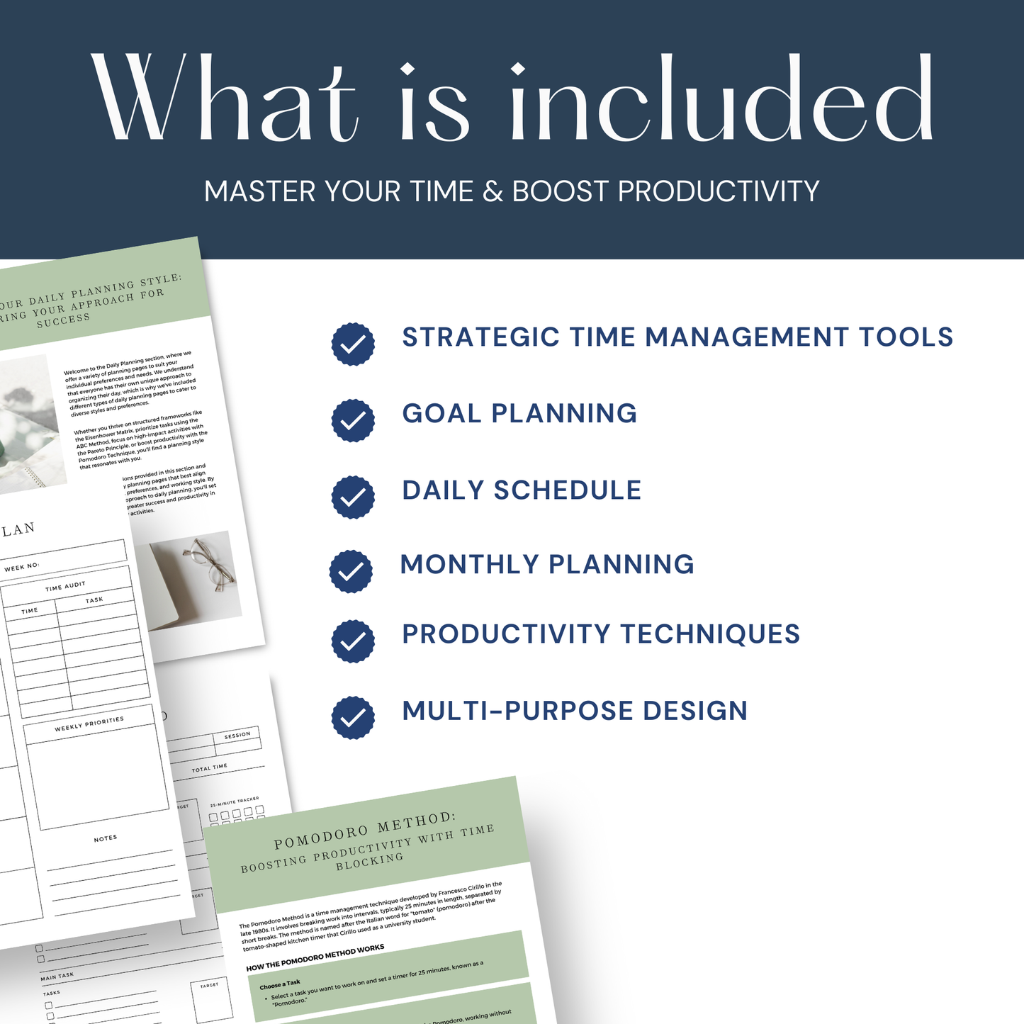 Time Management Planner - Printable PDF
