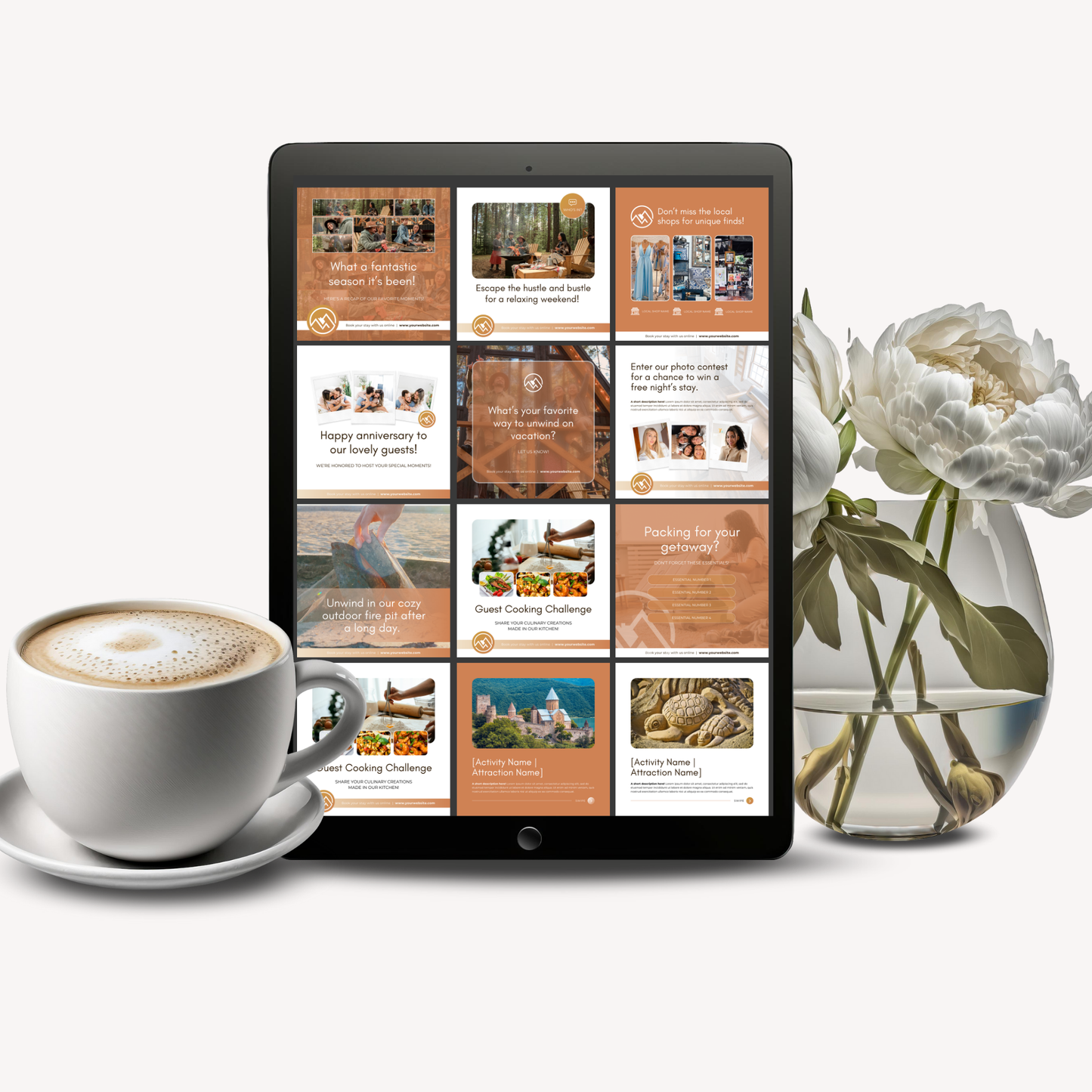 Short Term Rental Social Post template
