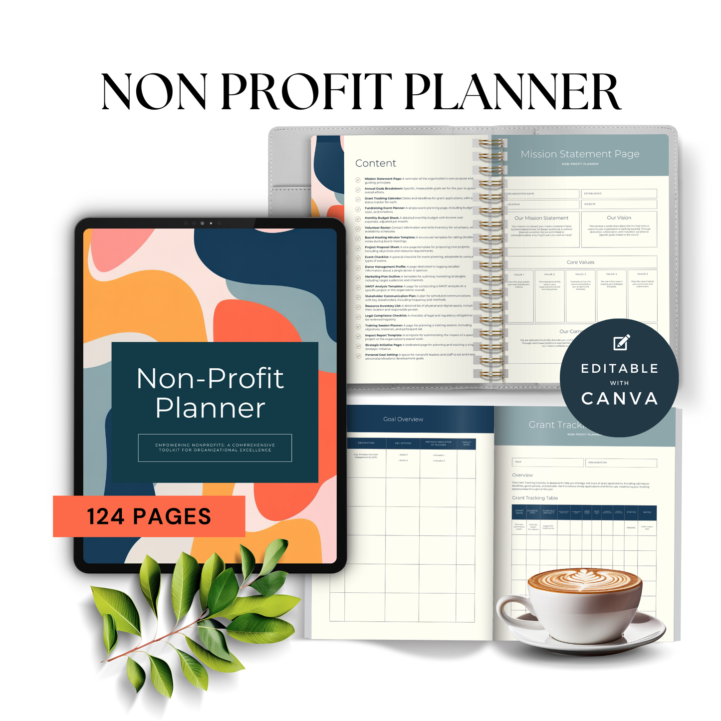 Non Profit Business Kit canva templates