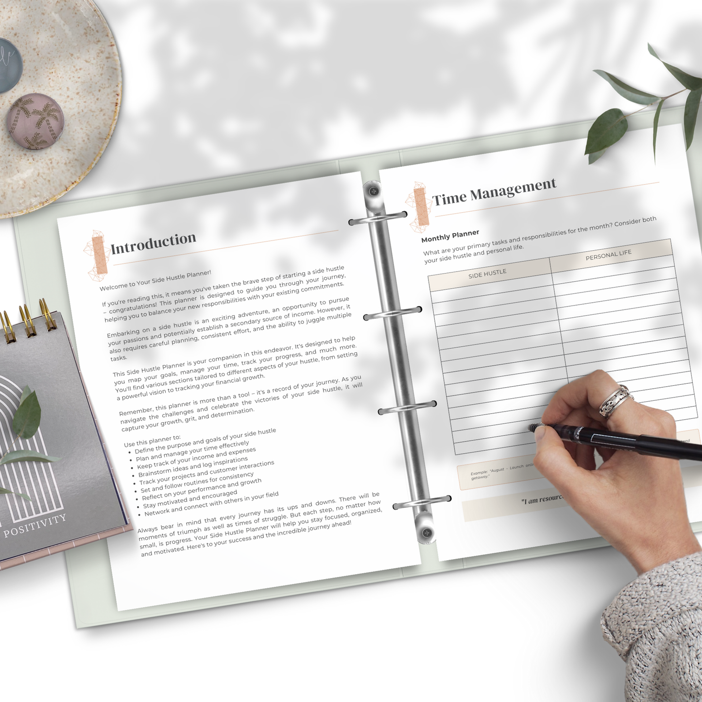 Side Hustle Planner Printable PDF