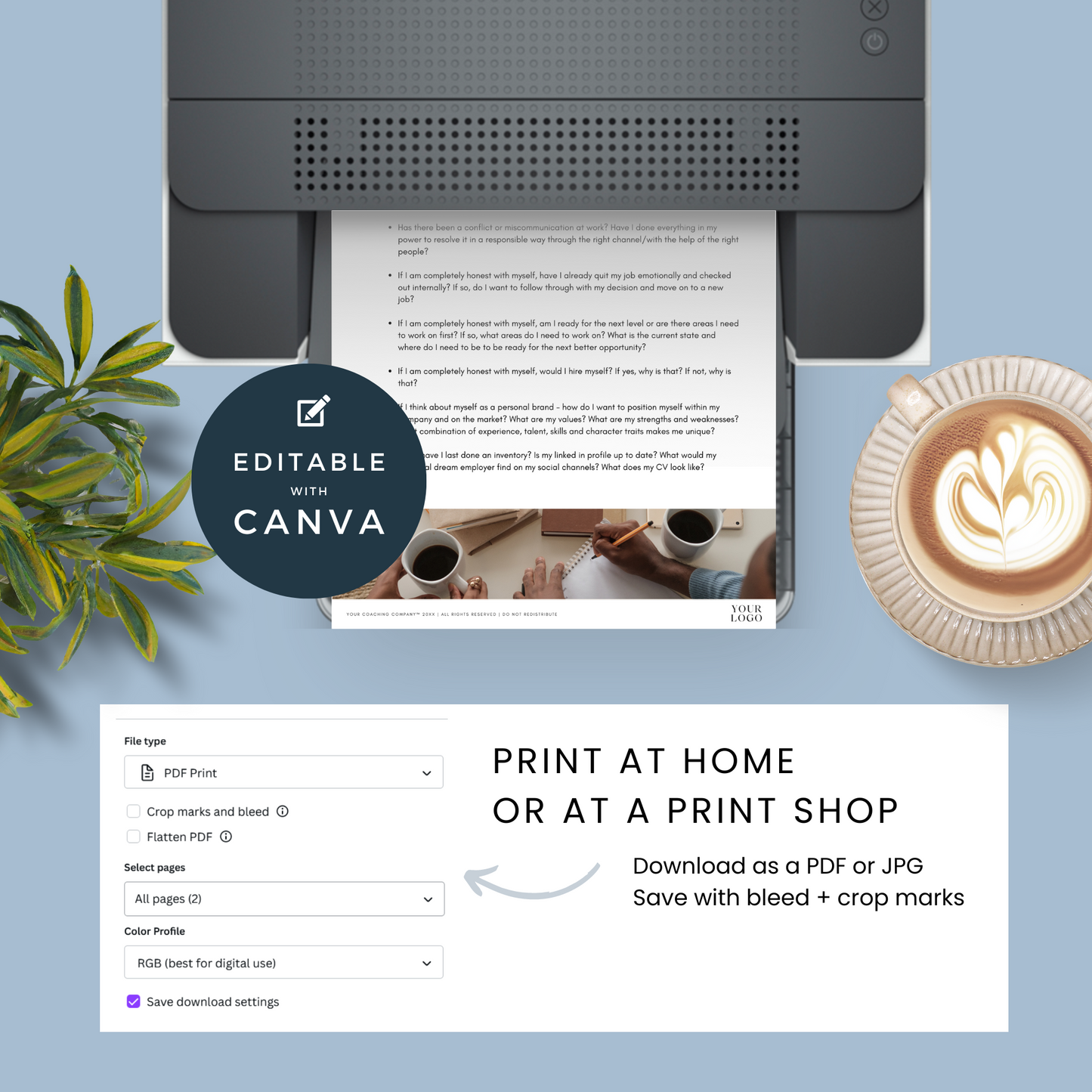 Career Journal Canva Template