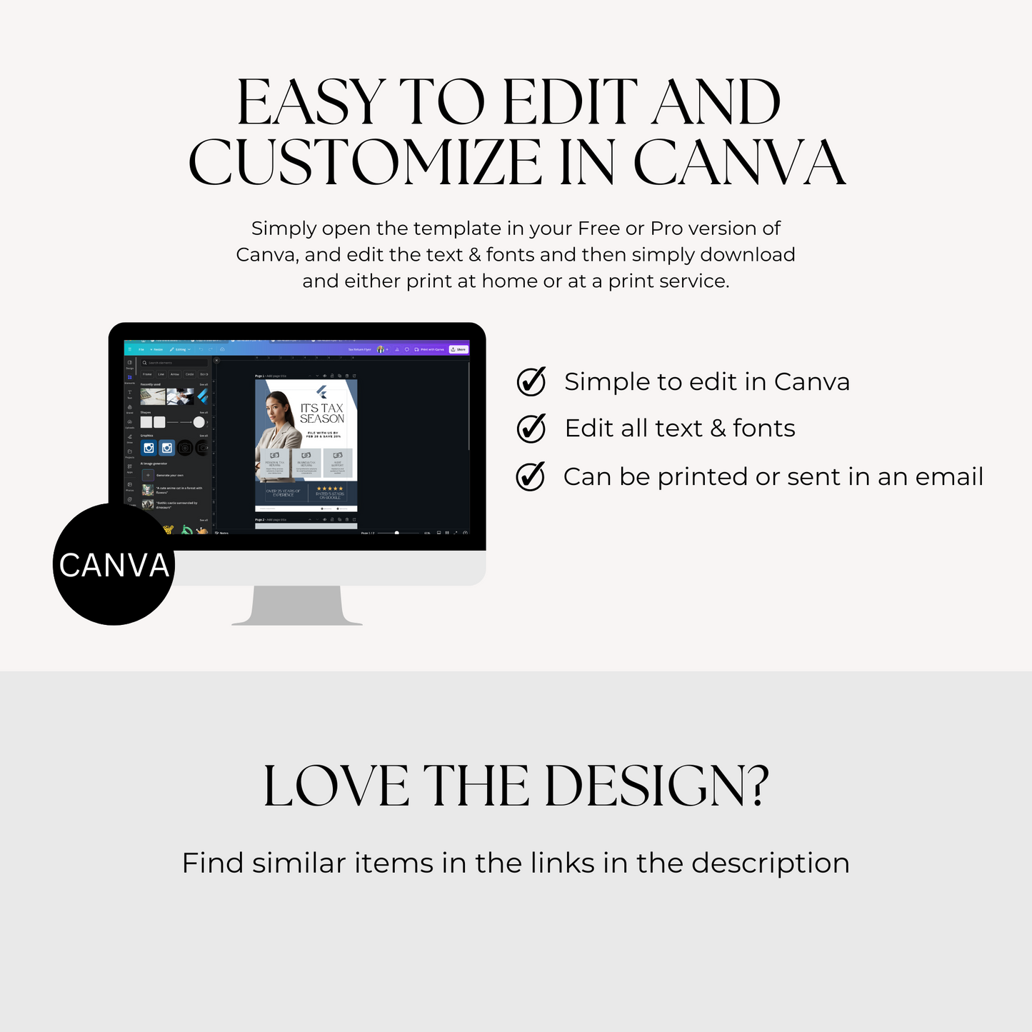 Tax Return Flyer Canva Template