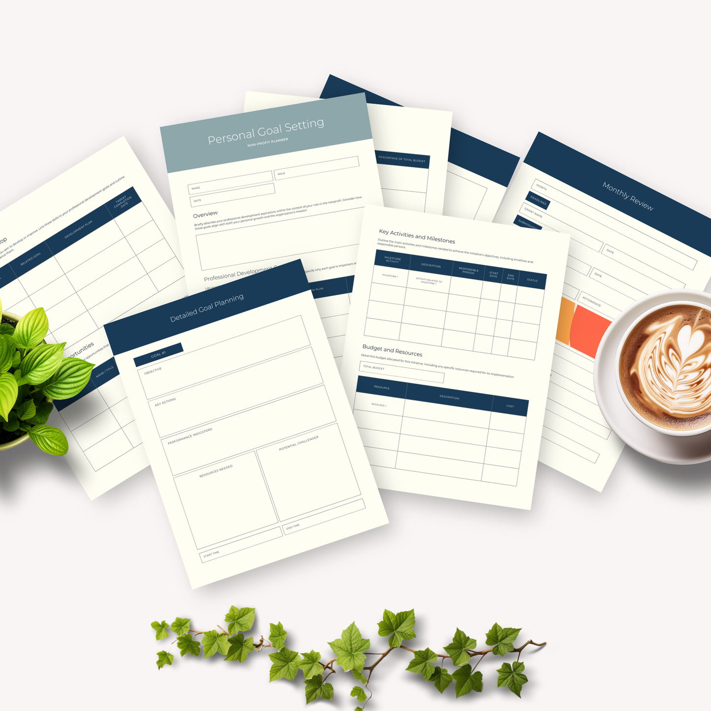 Non Profit Business Kit canva templates