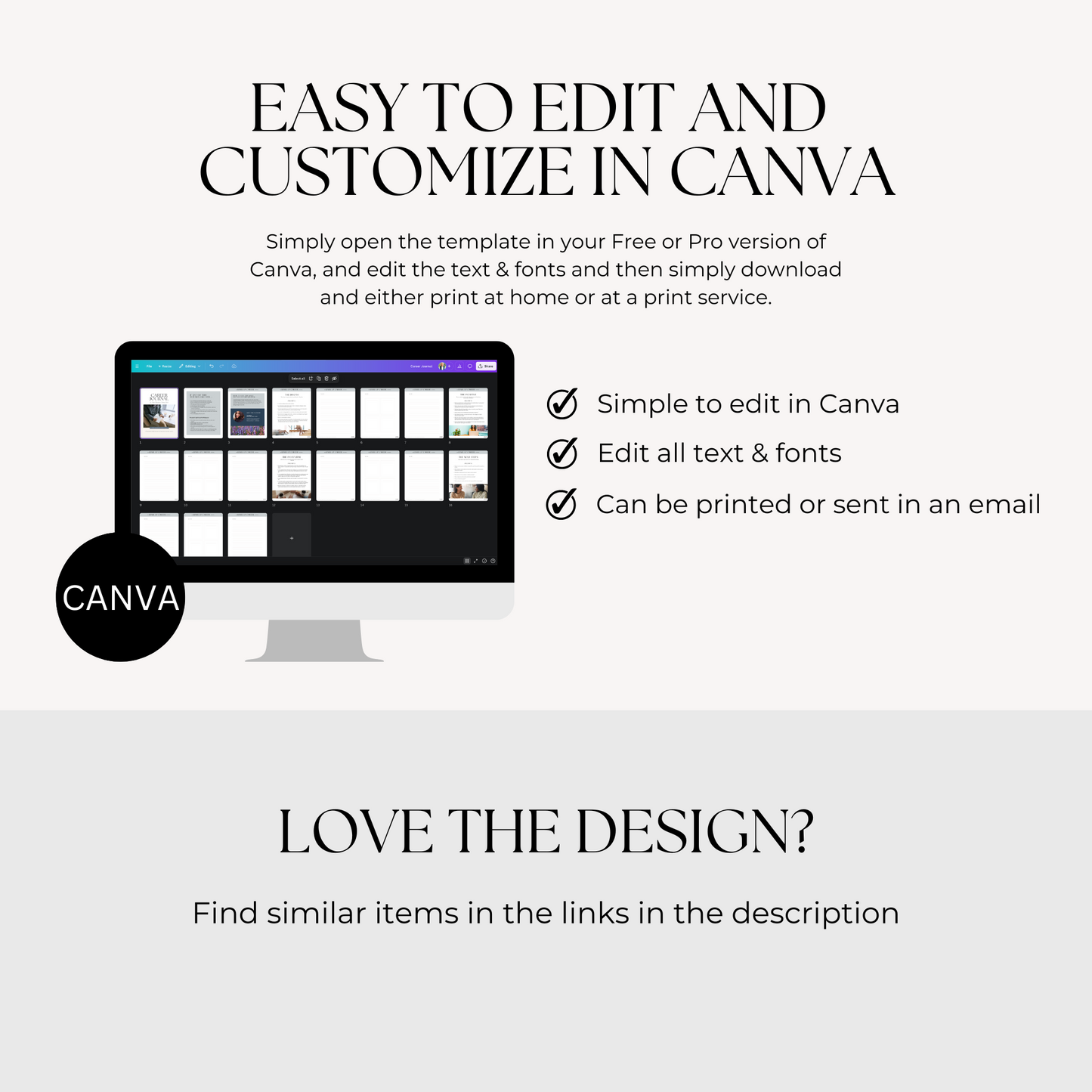 Career Journal Canva Template
