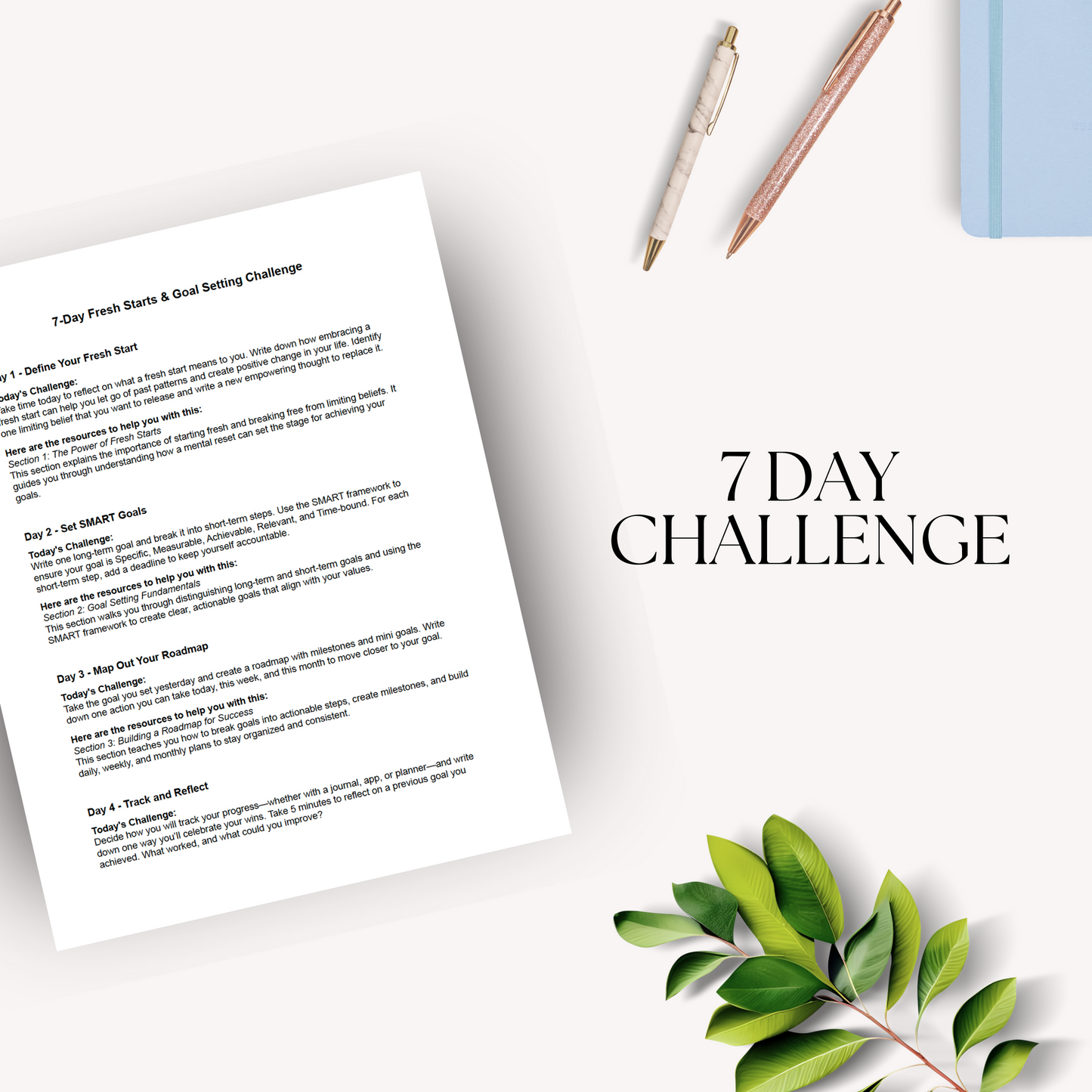 Goal Setting Bundle - Printable PDFs