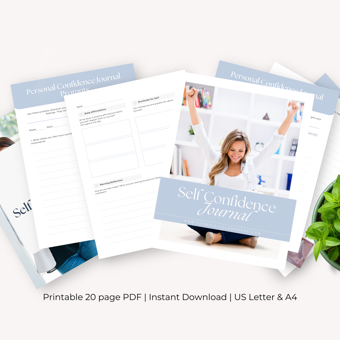 Self Confidence Journal Printable PDF