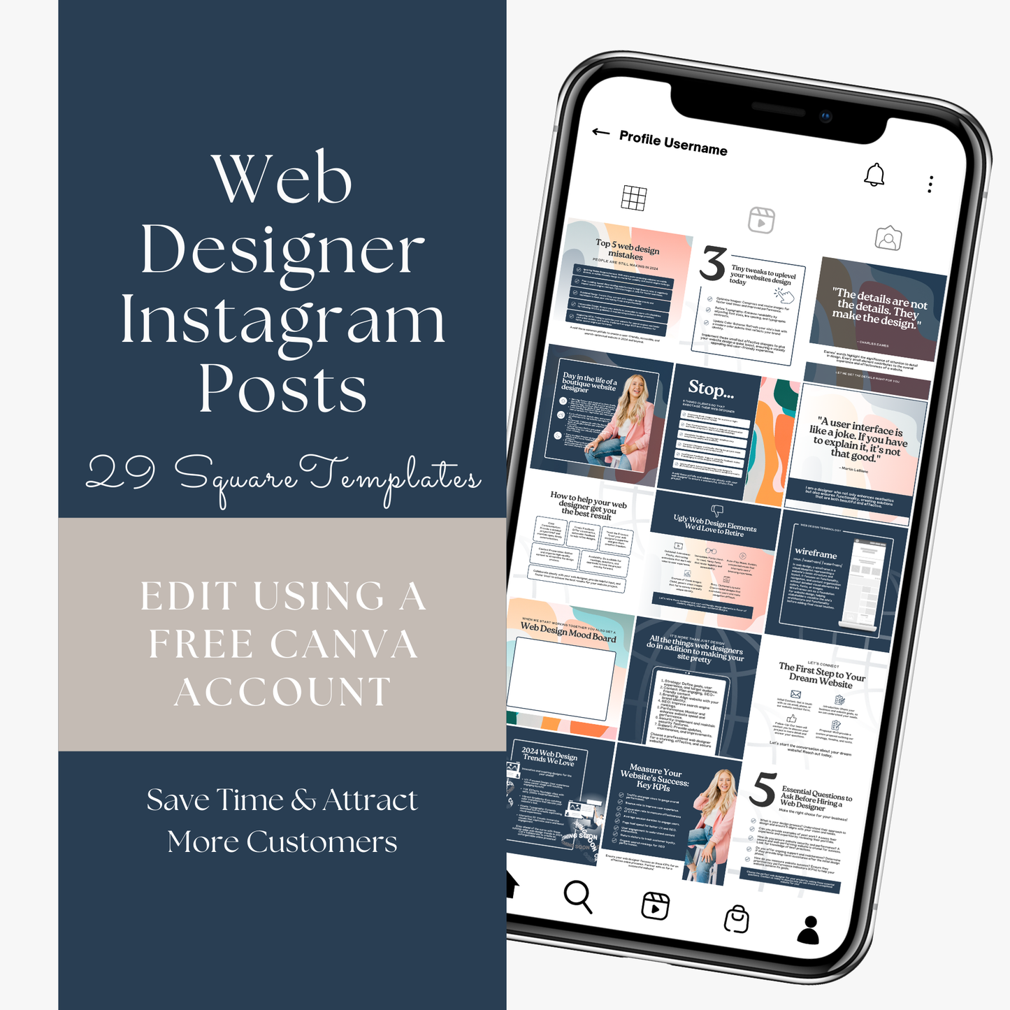 Instagram Posts for Web Design