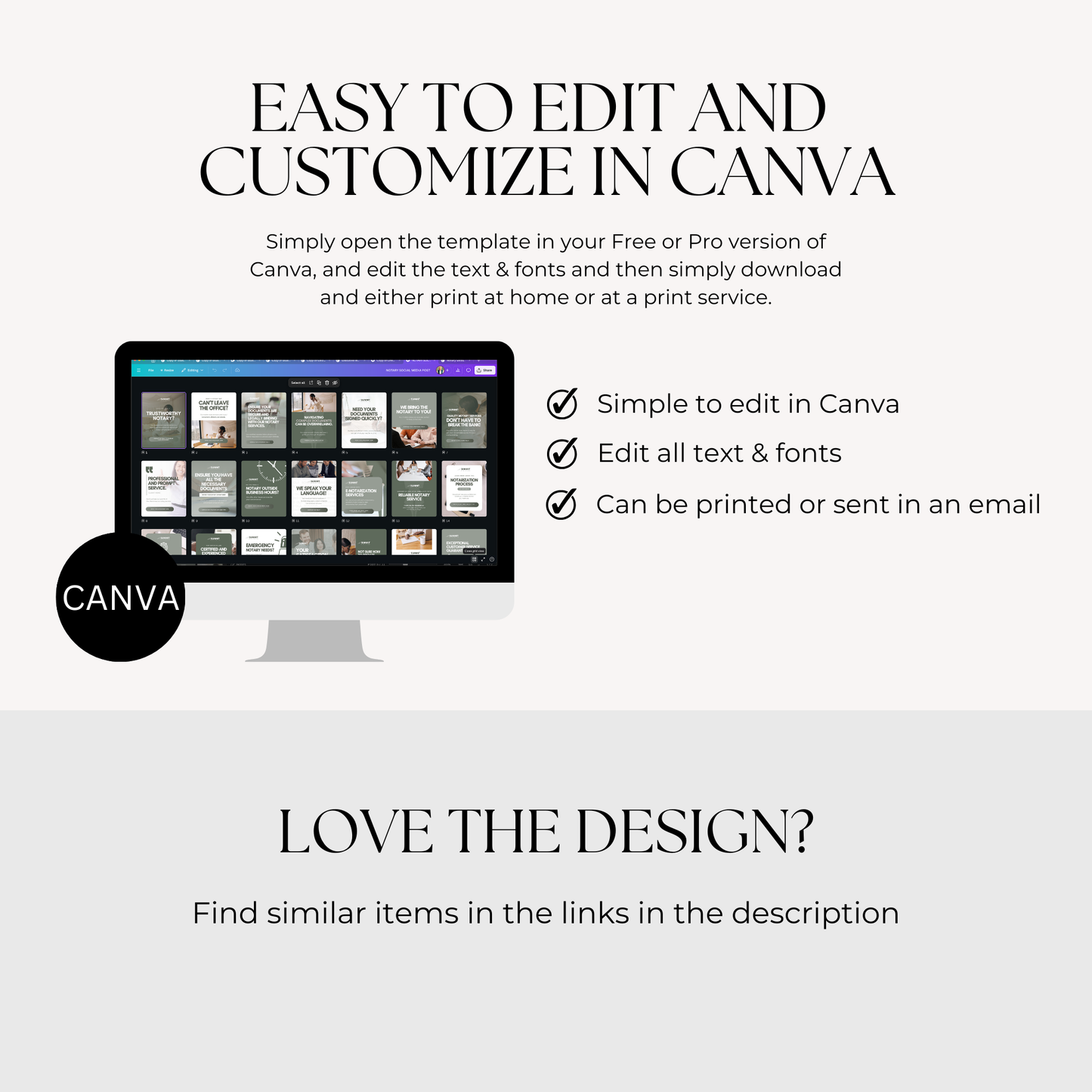 Hospitality Social Posts Canva Template