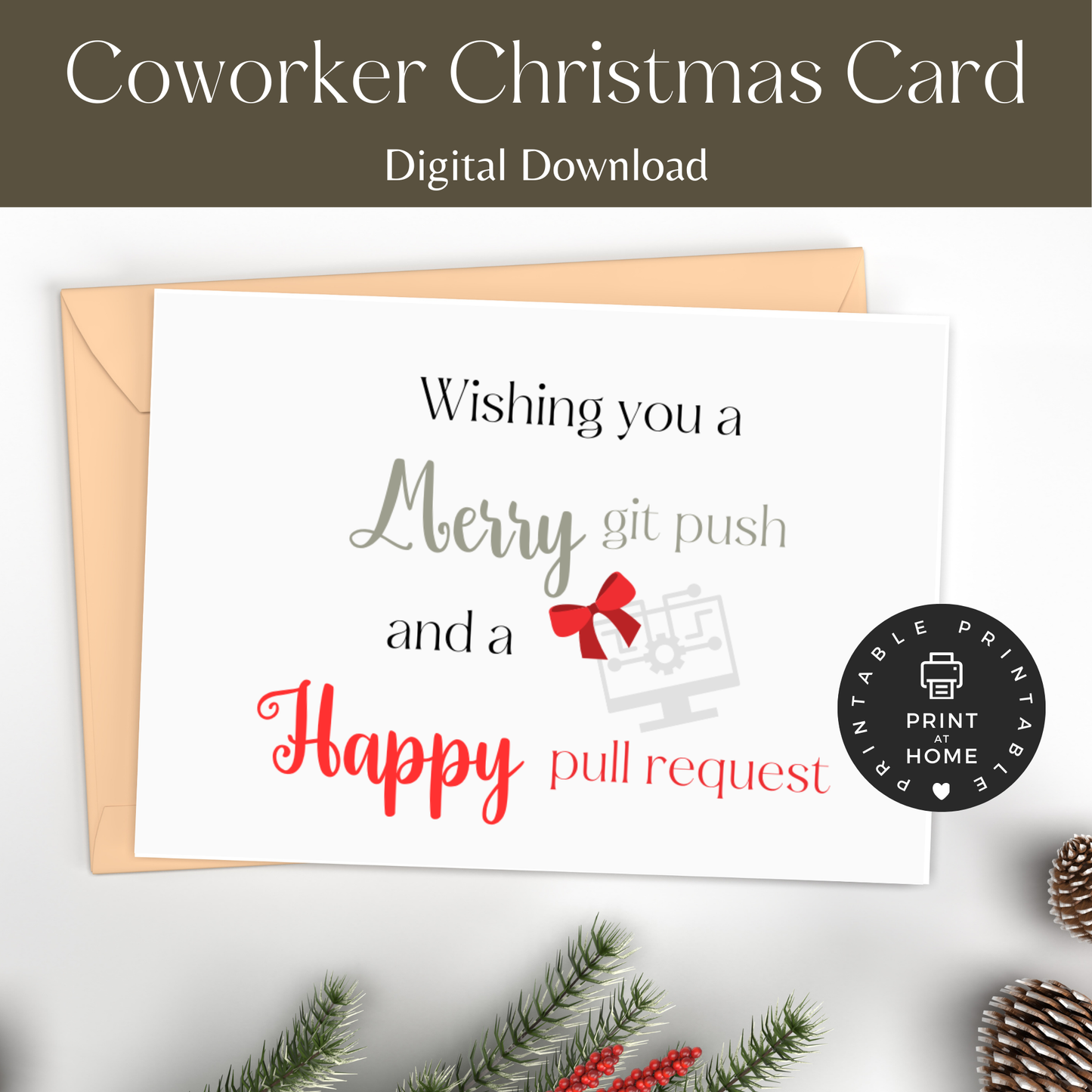 Tech Themed Holiday Greeting