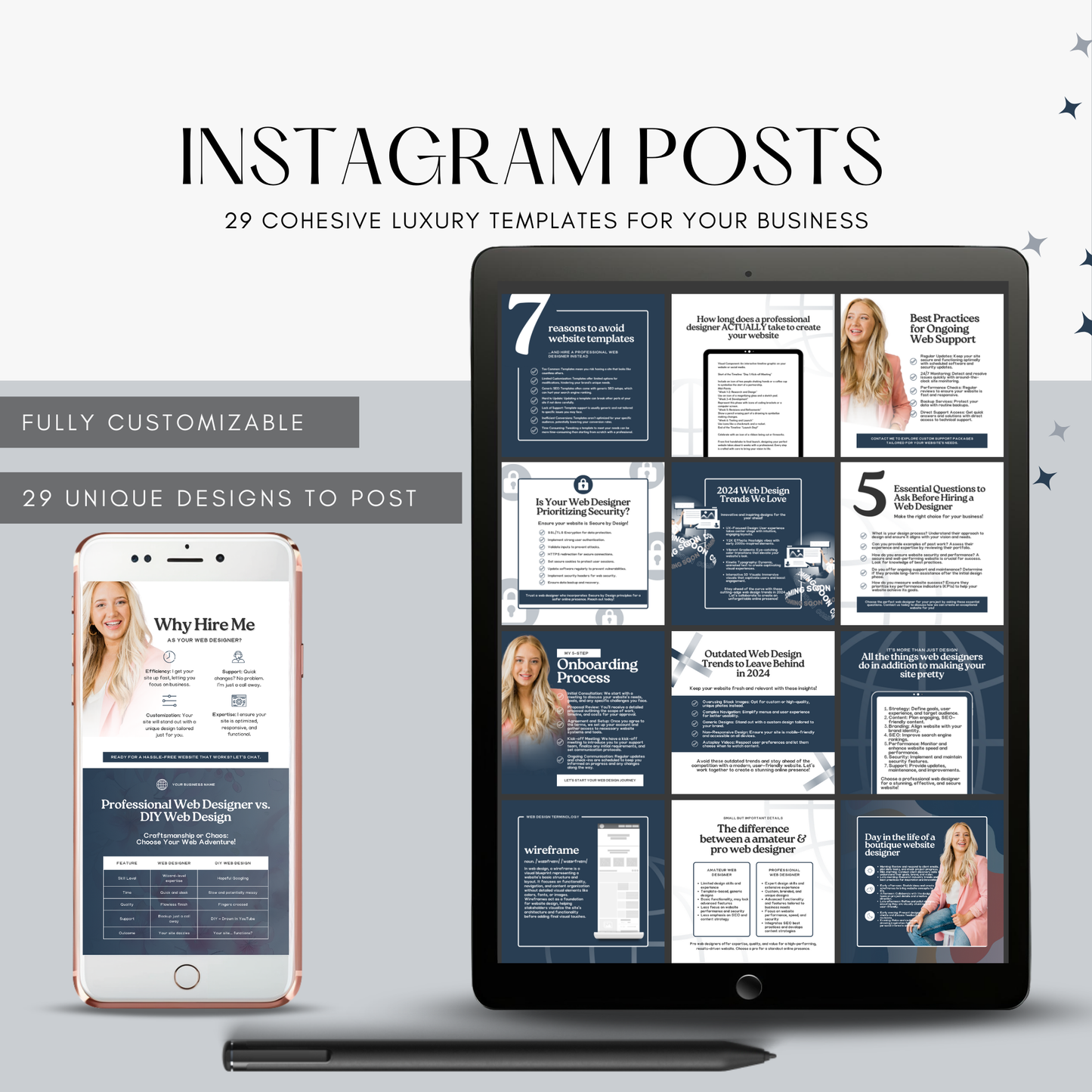 Instagram Posts for Web Design