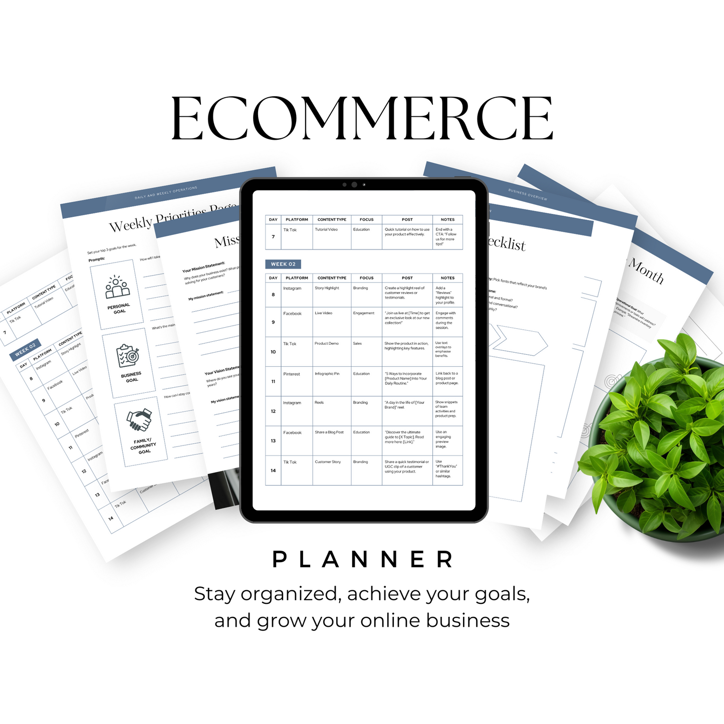 Ecommerce Planner PDF