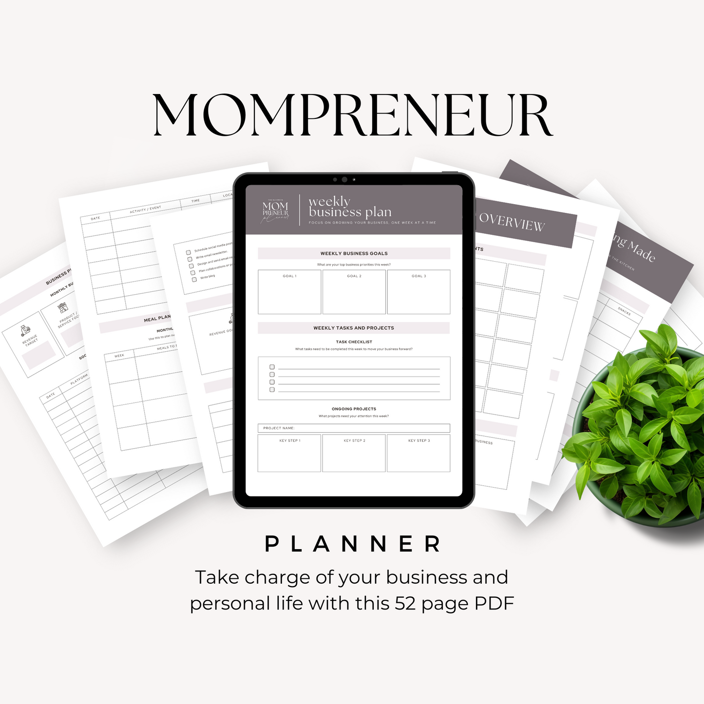 Mompreneur Planner PDF