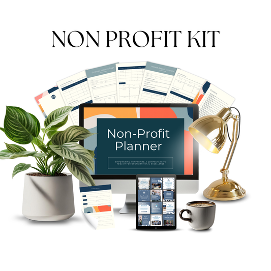 Non Profit Business Kit canva templates