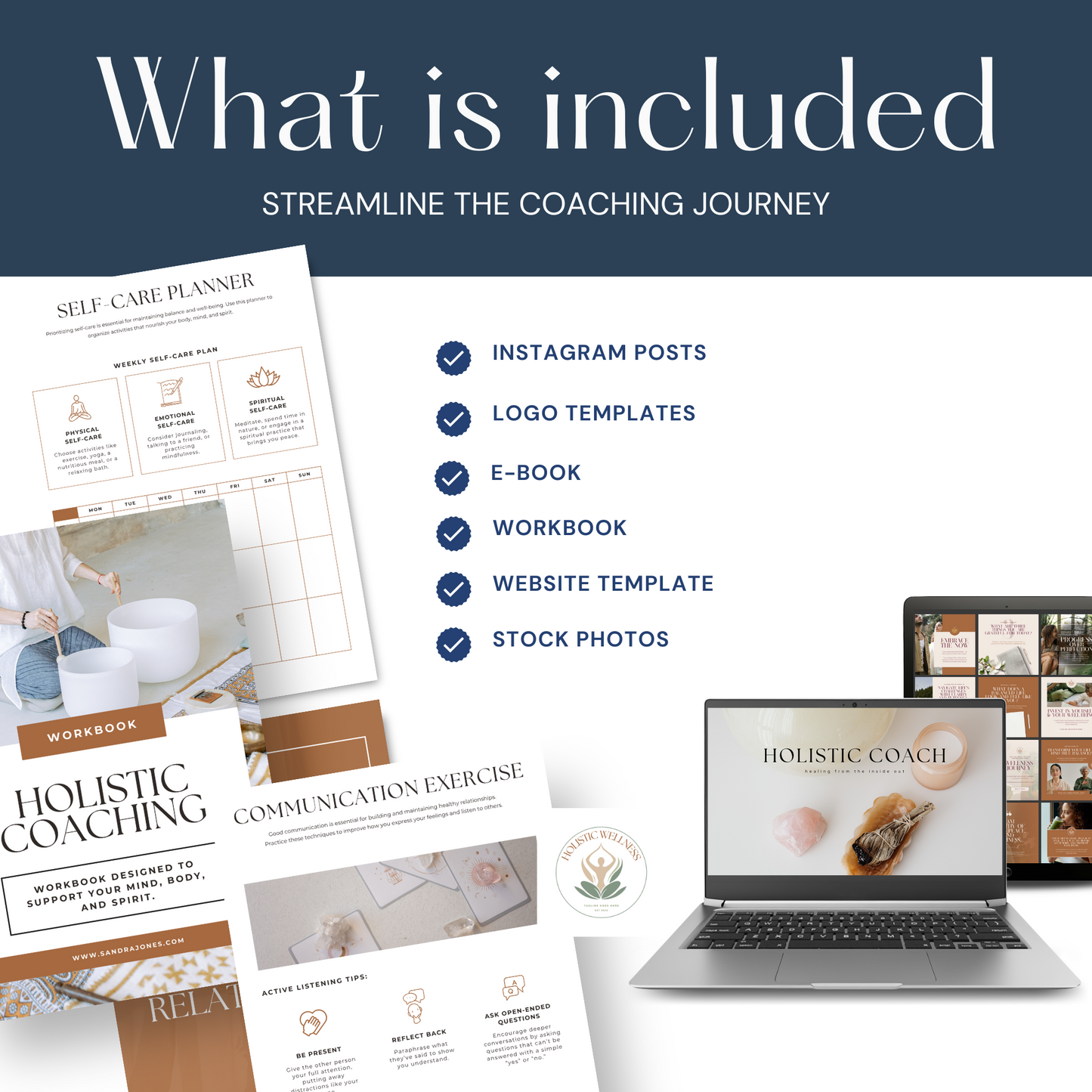 Holistic Coach Bundle templates