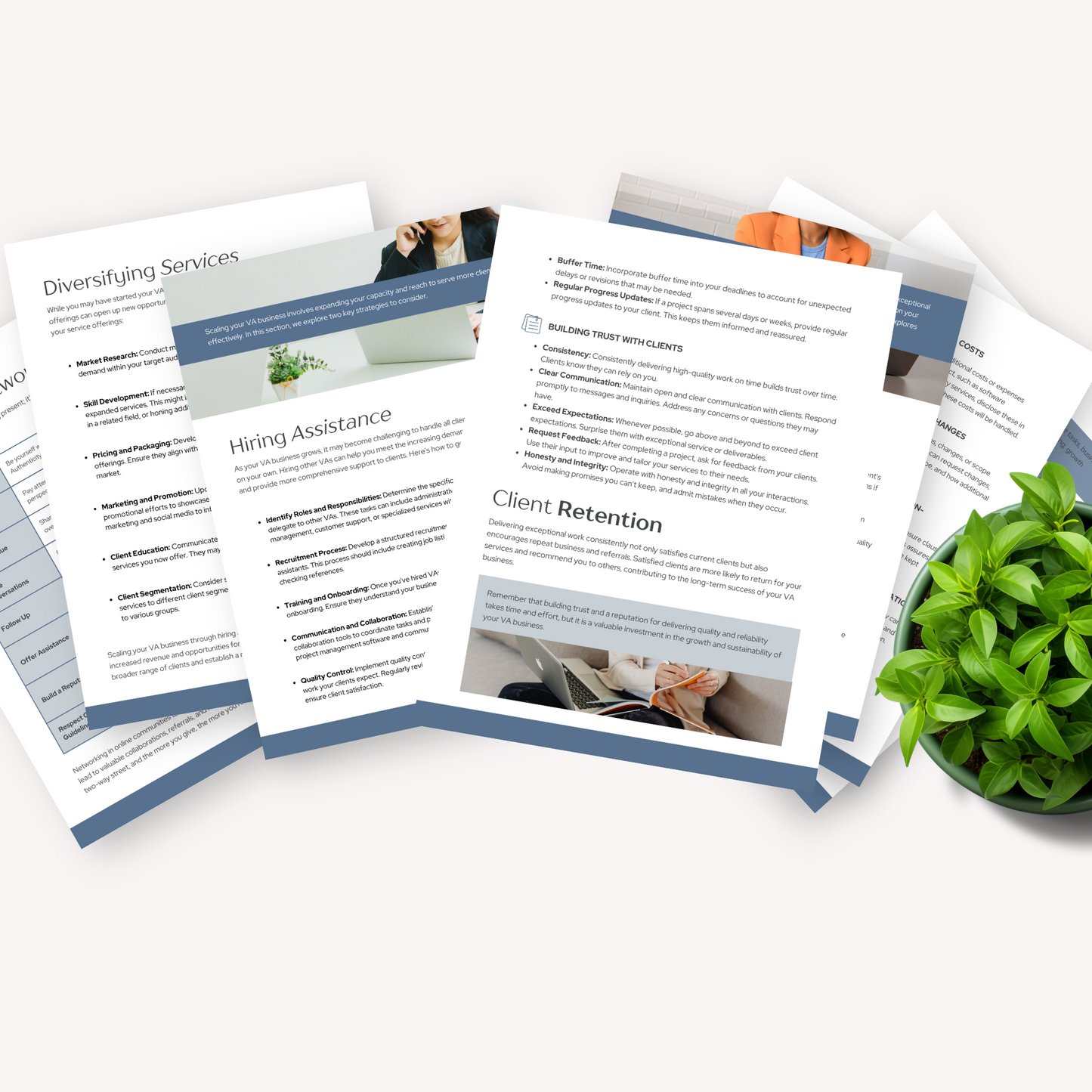 Virtual Assistant Services and Pricing Guide - Printable PDF