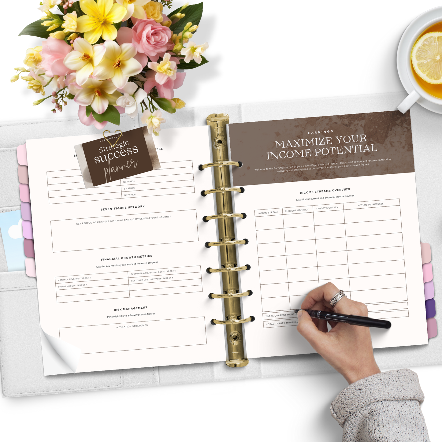 Strategic Success Planner Canva Template