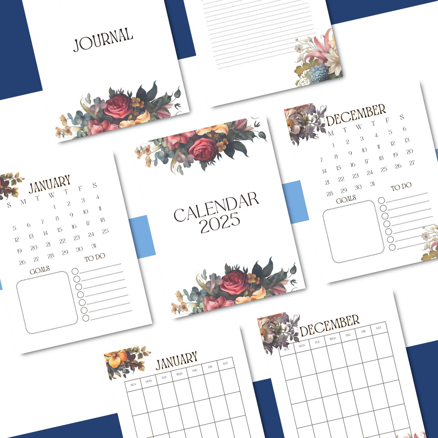 2025 Monthly Calendar Printable