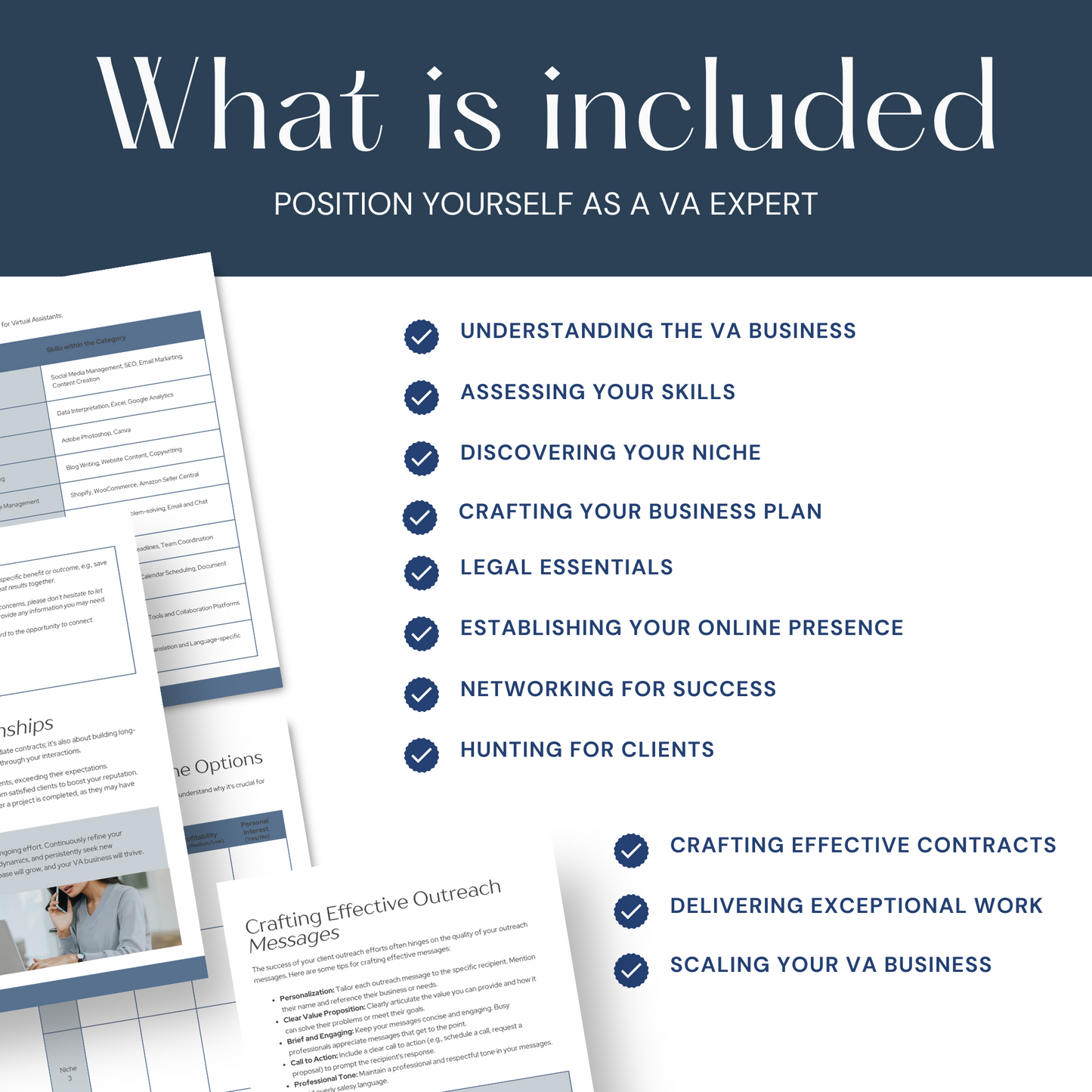 Virtual Assistant Services and Pricing Guide - Printable PDF