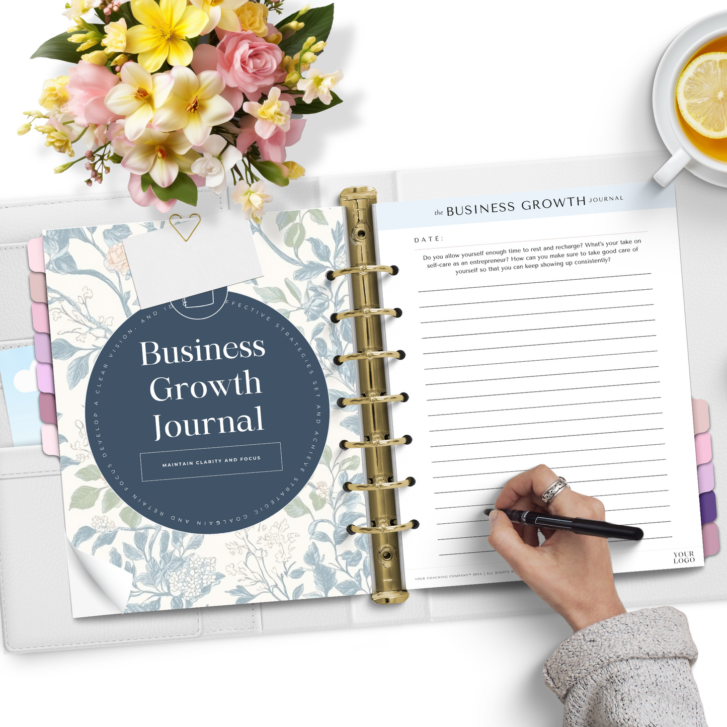 Business Growth Journal Canva Template