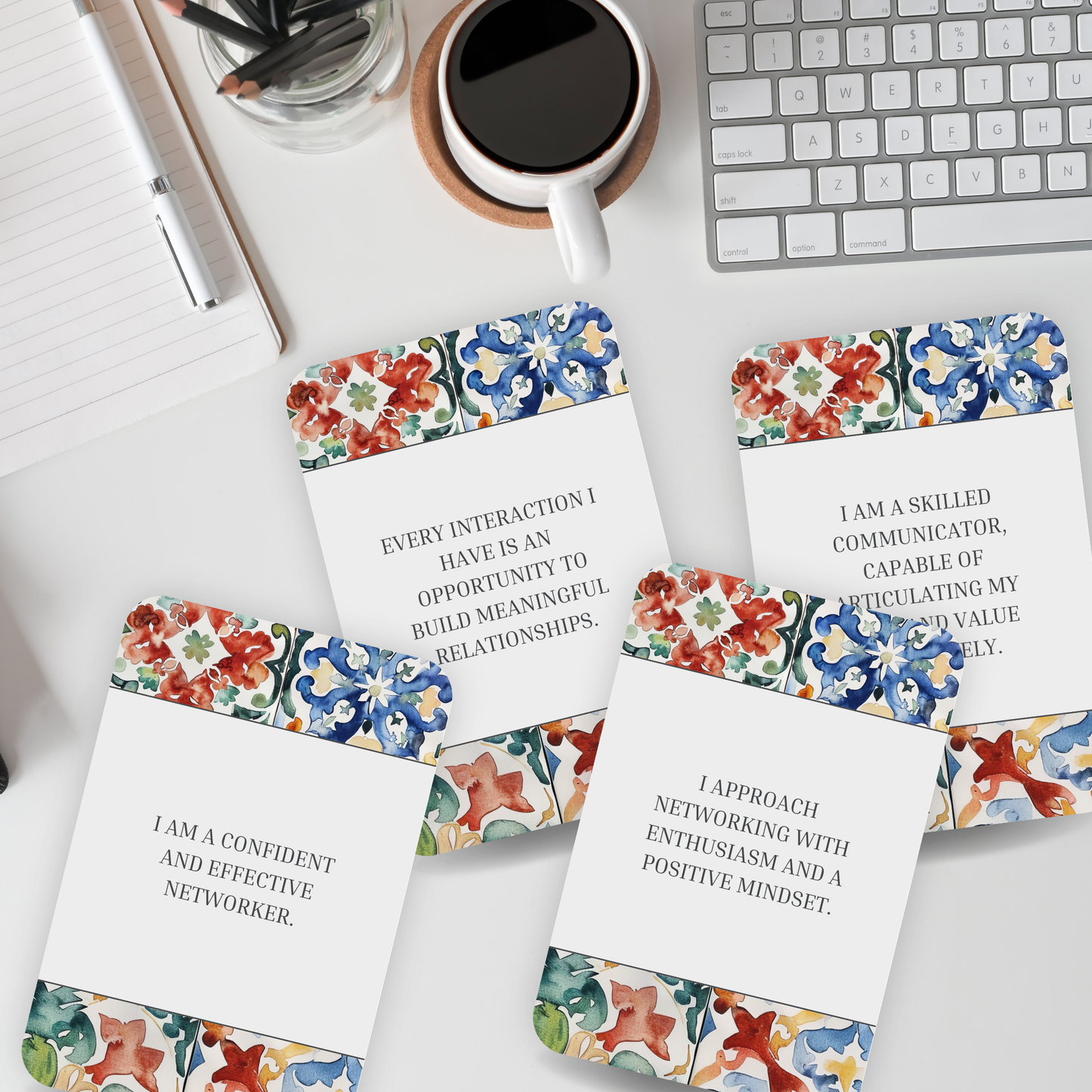 Business Networking Affirmation Cards