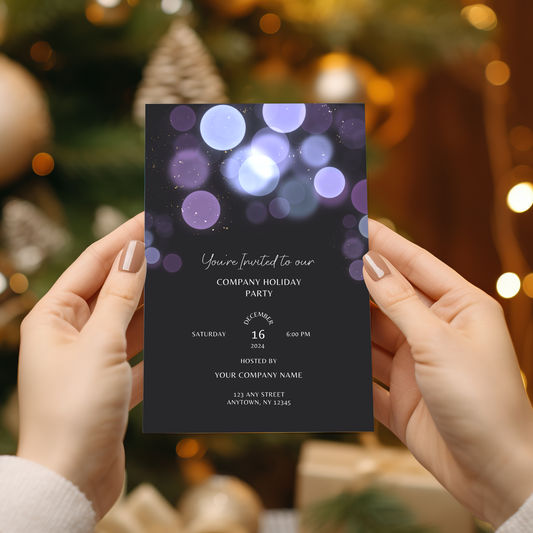 Editable Office Celebration Invitation Template