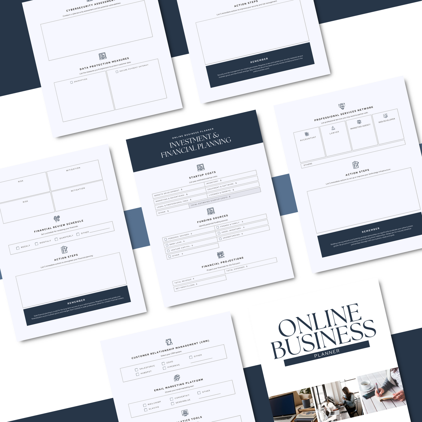 Online Business Starter Kit Canva Template