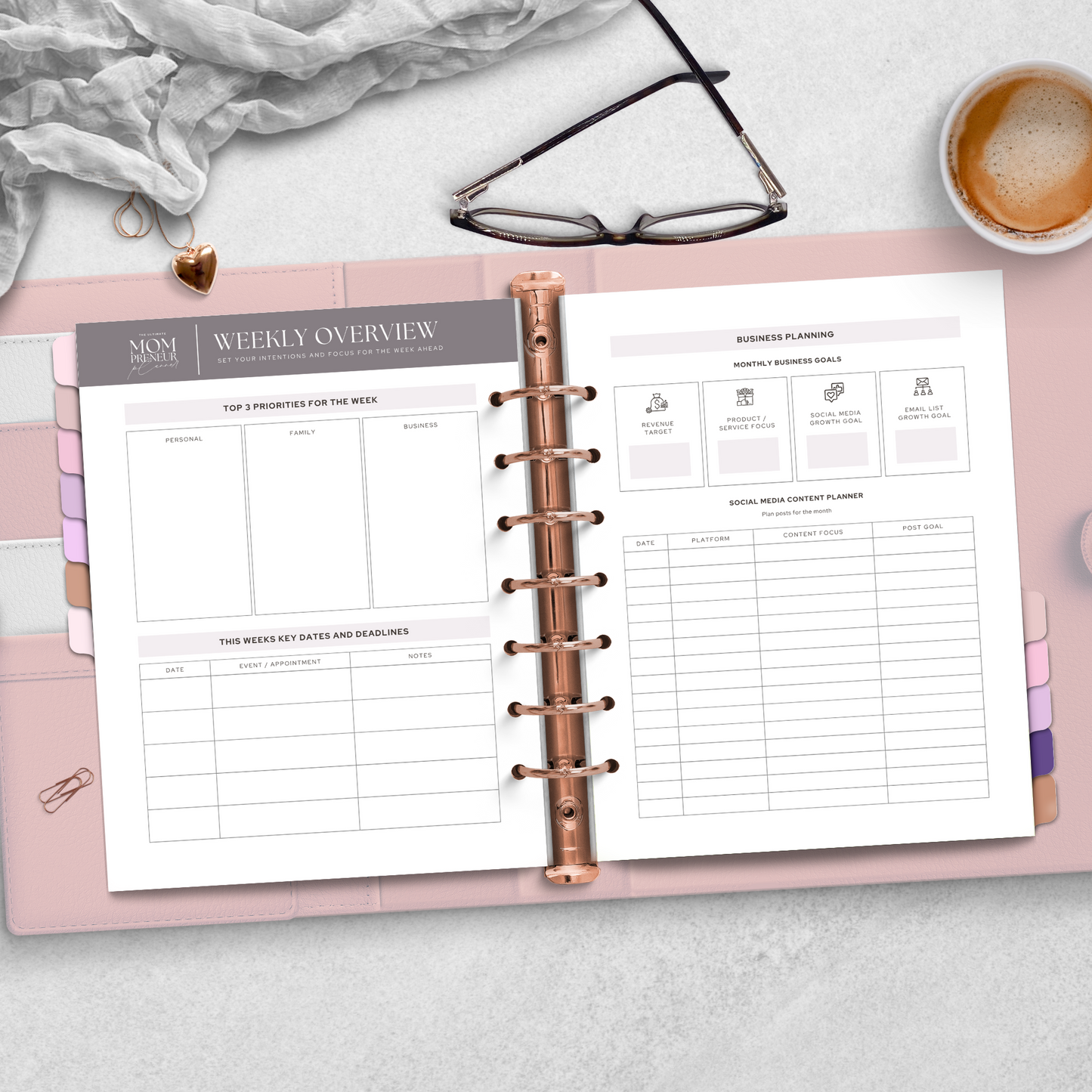 Mompreneur Planner PDF