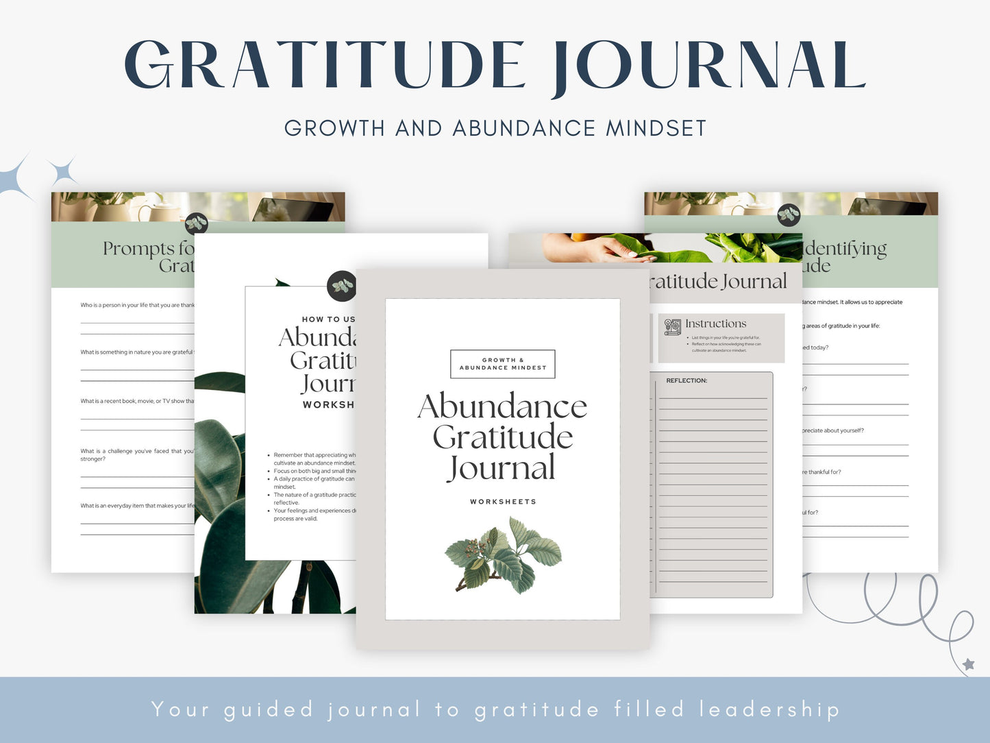 Abundance Gratitude Journal for Leaders