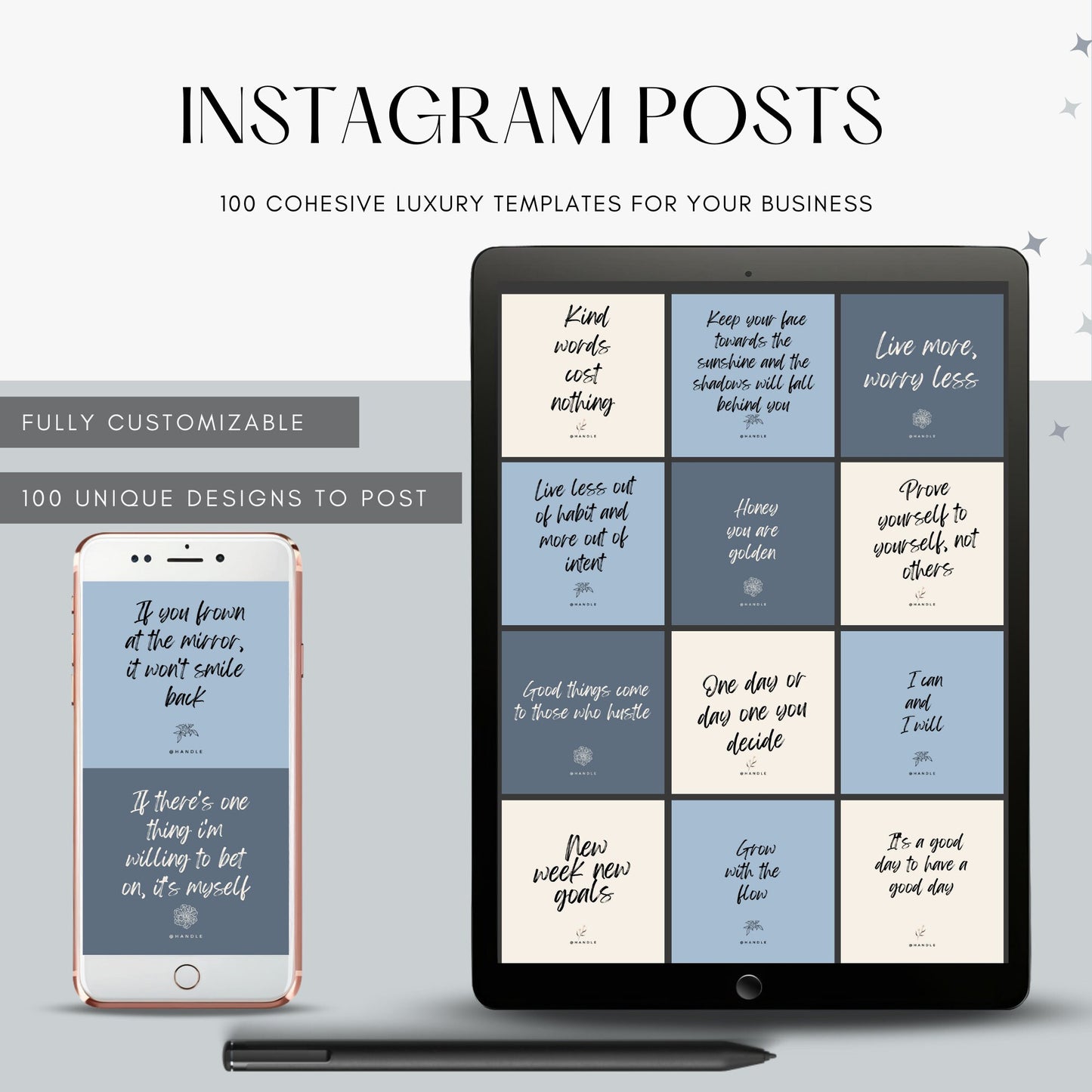 100 Inspirational Quote Instagram Templates