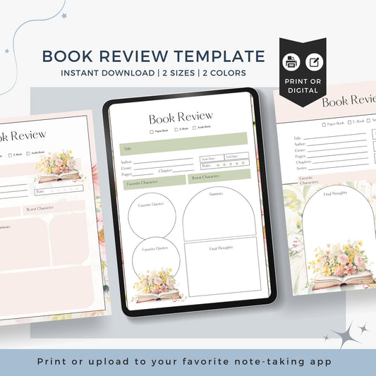 Book Review Template